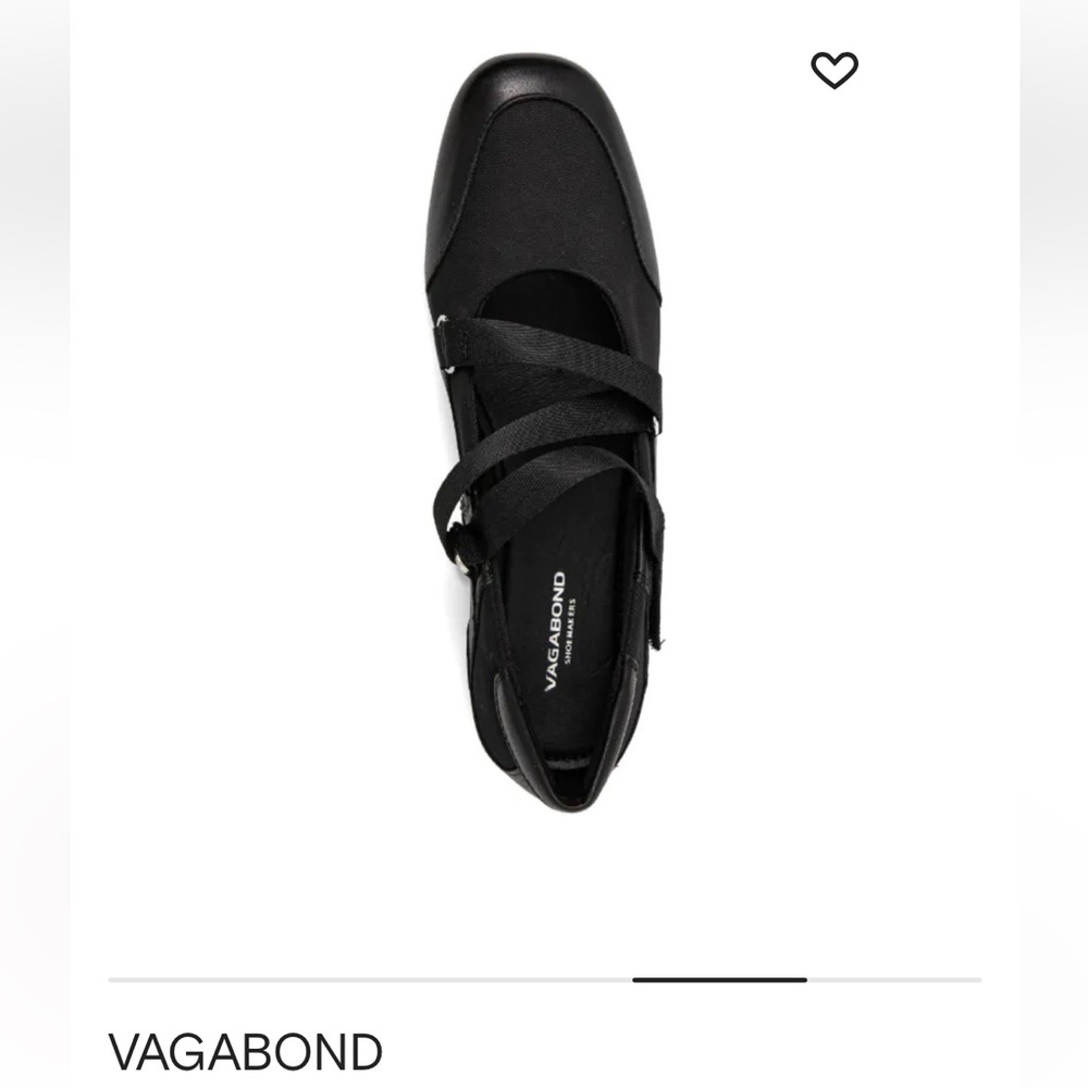 Vagabond Women's Black Strap Flats - Brand New